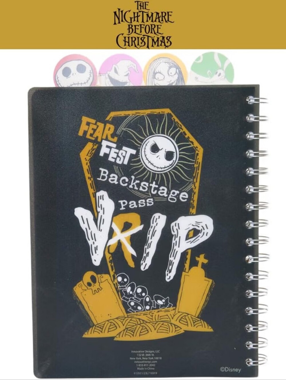The Nightmare Before Christmas Sticky Note & Bookmark Set - Multi - Picture 5 of 9